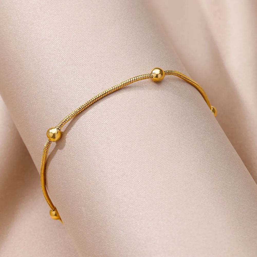 Vintage Anklet  Stainless Steel
