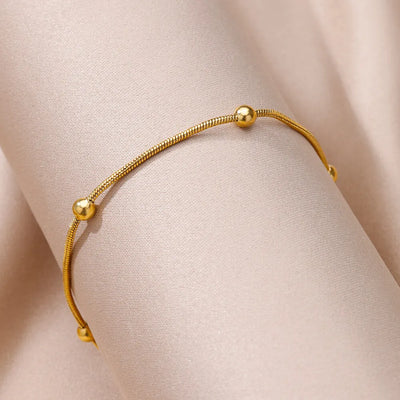 Vintage Anklet  Stainless Steel